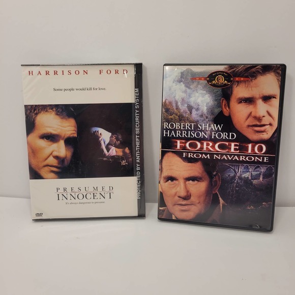 Not Known Other - DVD Harrison Ford Bundle Presumed Innocent And Force 10 From Navarone New Sealed
